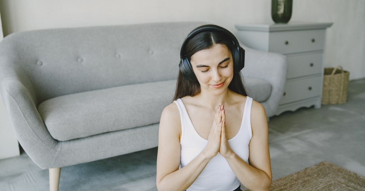 Quiet corner with a chair and cushion set up for a short daily meditation practice