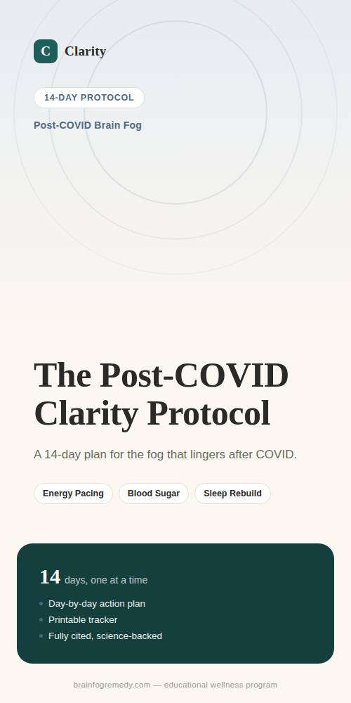 The Post-COVID Clarity Protocol cover