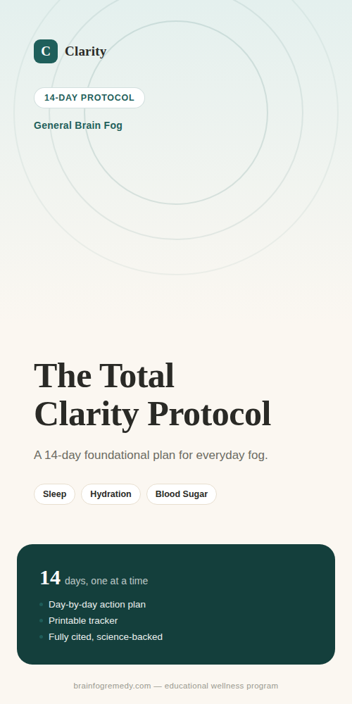 The Total Clarity Protocol cover