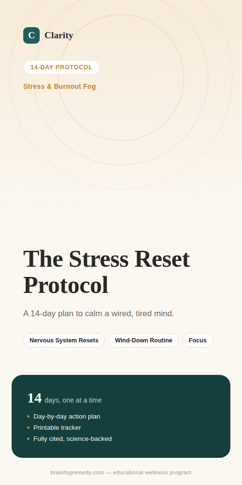 The Stress Reset Protocol cover